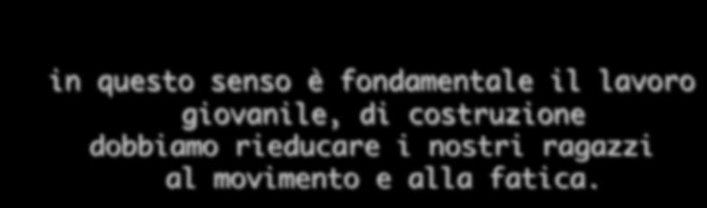 Gli africani sviluppano in età giovanile esperienze