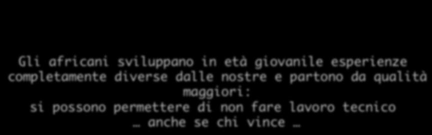 maggiori: si possono permettere di non fare lavoro tecnico