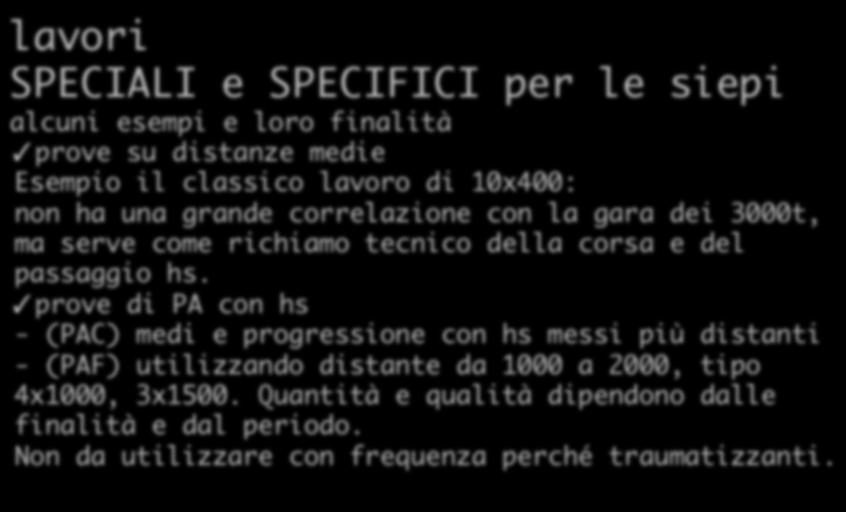 utilizzando distante da 1000 a 2000, tipo 4x1000, 3x1500.