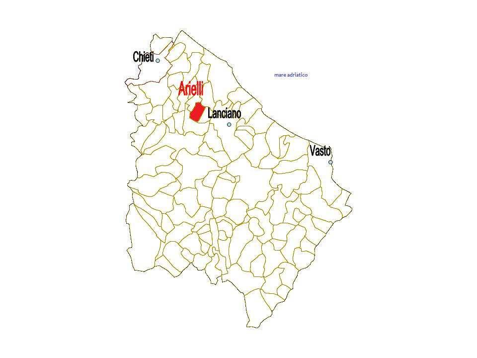 IL COMUNE Arielli, in provincia di Chieti, è un comune di collina sorto nel Medioevo, che trae sostentamento dalle attività rurali e da un discreto numero di imprese attive nei diversi comparti