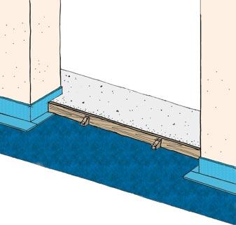 ); essere suddivisi in settori di dimensione convenientemente limitata: 4-6 metri lineari circa.