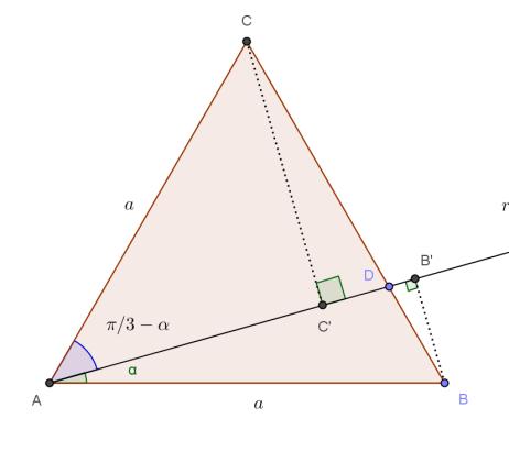 www.matefilia.it ORDINAMENTO 2013 SESSIONE SUPPLETIVA - PROBLEMA 1 ABC è un triangolo equilatero di lato a.
