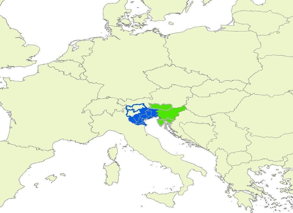 Nord Euroregione: Est-Euroregione: il rating piattaforma del sistema geo-economi produttivo 7,5 < 1 mln 1-5 mln 5-15 mln > 15 mln 5,93 6,05 6,07 6,12 6,14 5,71 5,78 5,82 Corridoio I