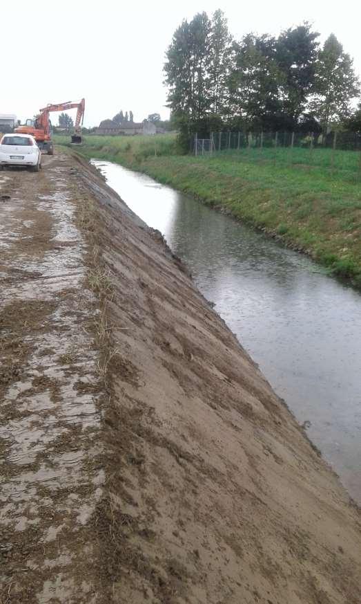 - FIUME CERESONE, arginatura con pietrame per un'estesa di circa