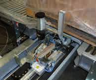 TOP INSIDE top sheet withdrawal, cut and positioning occur inside the machine.
