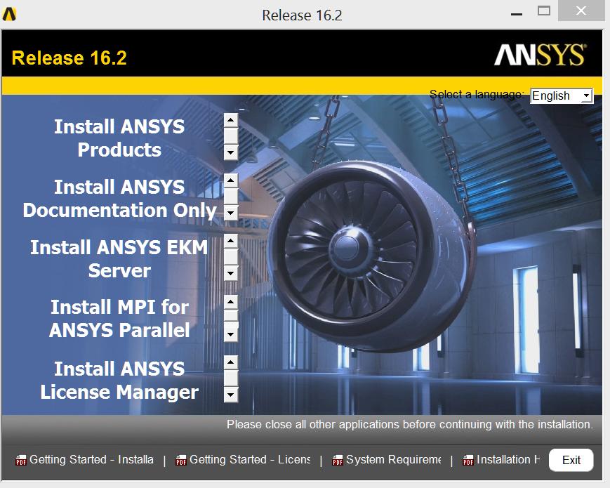 Cliccarlo per iniziare l installazione. Figura 1: Files presenti nel DVD d installazione di ANSYS No.1. Avviata l installazione, alla prima schermata, come indicato in figura 2, selezionare Install ANSYS, Inc.