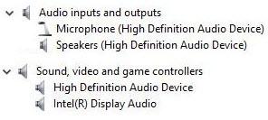l'installazione Driver audio Realtek HD Accertarsi che i