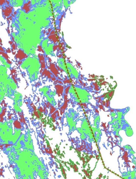 Pag. 124 di Fonte dati: webgis.arpa.piemonte.it/ Figura 3.7: Estratto non in scala della Rete ecologica (1:10.