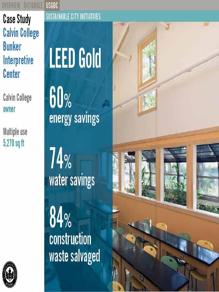 LEED Leadership in Energy and Environmental Design CASO STUDIO LEED Gold (edificio 500 mq Sez.