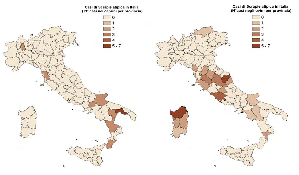 TAB. 1 - PREVALENZA PER SPECIE E CATEGORIA DI RISCHIO NEL 2007 IN SORVEGLIANZA ATTIVA 100 Andamento sorveglianza attiva prev* (n positivi/10.000 test) prevalenza (positivi / 10.