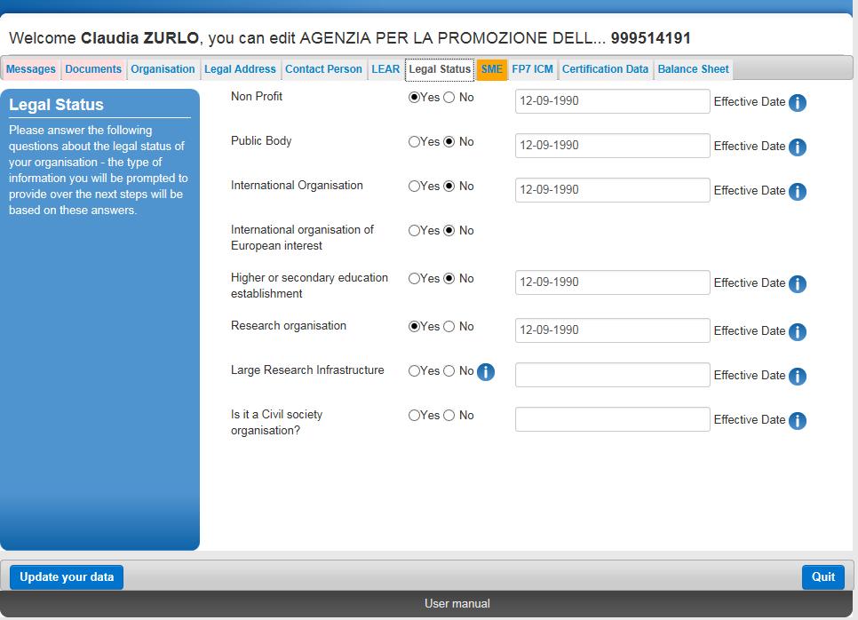 EX ANTE ASSESSMENT