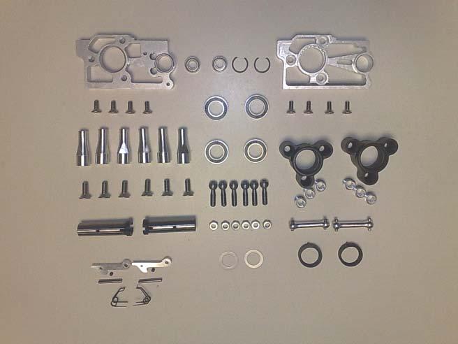 3 Kit 1 con piastrine assemblate usare frena filetti per viti m 3 x 4 svasate