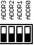 DIP1 DIP2 DIP3 DIP4 DATASHEET - : jumper chiusura resistenza di terminazione (120 Ω) e polarizzazione dei bus RS-485 ed MS/TP. Nel caso di fondolinea mettere i jumper su tutte e 3 le coppie.