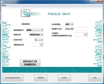 POGAMMAZIONE VIA SOFTWAE FACILE POGAMMAZIONE VIA SOFTWAE FACILE 4 MESSAGGI DI FAIL / ANOMALIE : FAIL HW: problema nella catena di misura (collegamenti elettrici, microprocessore che gestisce la