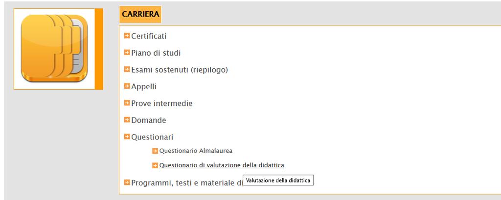 Appendice - Procedure per la compilazione dei questionari A. Studenti: valutazione del singolo insegnamento/modulo Accedere, usando le credenziali uniche di Ateneo, alla piattaforma GOMP https://gomp.