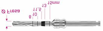 IMPLANTOLOGIA PRIMA IMPLANT MONOFASICI 961 Impianto monofasico conico Ø h 6.0mm h 8.0mm h 10,0mm h 11,5mm h 13,0mm h 15.