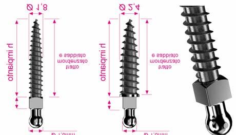 964 IMPLANTOLOGIA PRIMA IMPLANT MINI IMPIANTI Caratteristiche Vite autofilettanti Titanio grado 5 certificato ASTM (American Standards) Impianto acidificato e microsabbiato con microsfere di zirconio