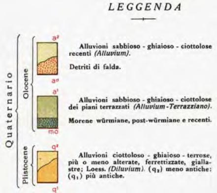 000) della Carta Geologica d Italia.
