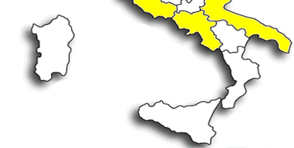 centralizzazioni Lazio 6 esternalizzazioni Sicilia Studi di centralizzazione Campania 1 esternalizzazione Alto Adige 1 esternalizzazione Friuli Venezia Giulia 1 centralizzazione con