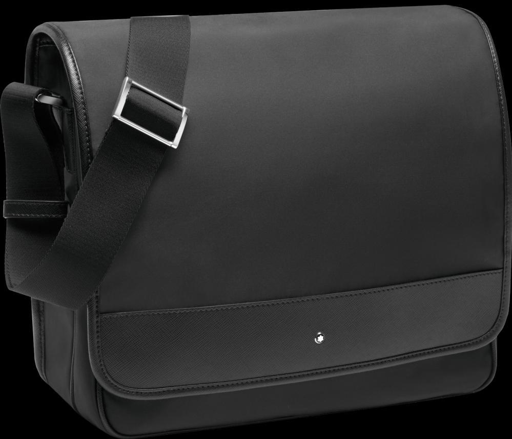 Messenger Bag grande con patta Montblanc Sartorial Jet