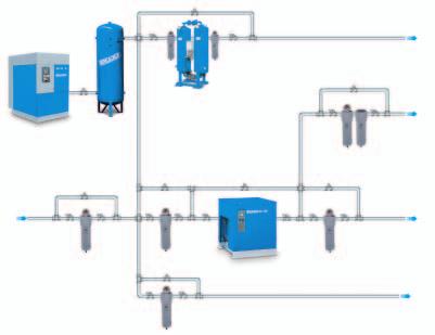 QUATTRO filtrazioni per ogni necessità I Filtri di Linea, della MARK COMPRESSORS sono la risposta alla necessità di avere aria compressa al passo con i tempi, in grado di garantire una maggiore