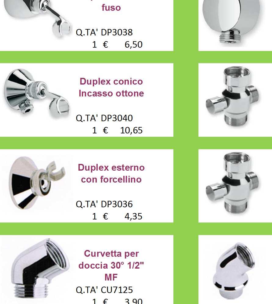 C.S.R. s.r.l. Presa acqua 1/2" MM CROMO Q.TA' CU7050 Q.