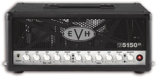 EVH EVH Amplifiers EVH Amplifiers Testate EVH 5150 III Le testate e le casse EVH 5150 III rappresentano il Santo Graal del suono - un vero canale pulito, un suono crunch potente e compatto e un lead