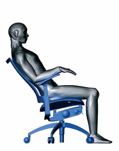 I braccioli sono integrati nella struttura reclinabile dello schienale in modo che durante l oscillazione in posizione relax le braccia della persona seguono armoniosamente il movimento della schiena.