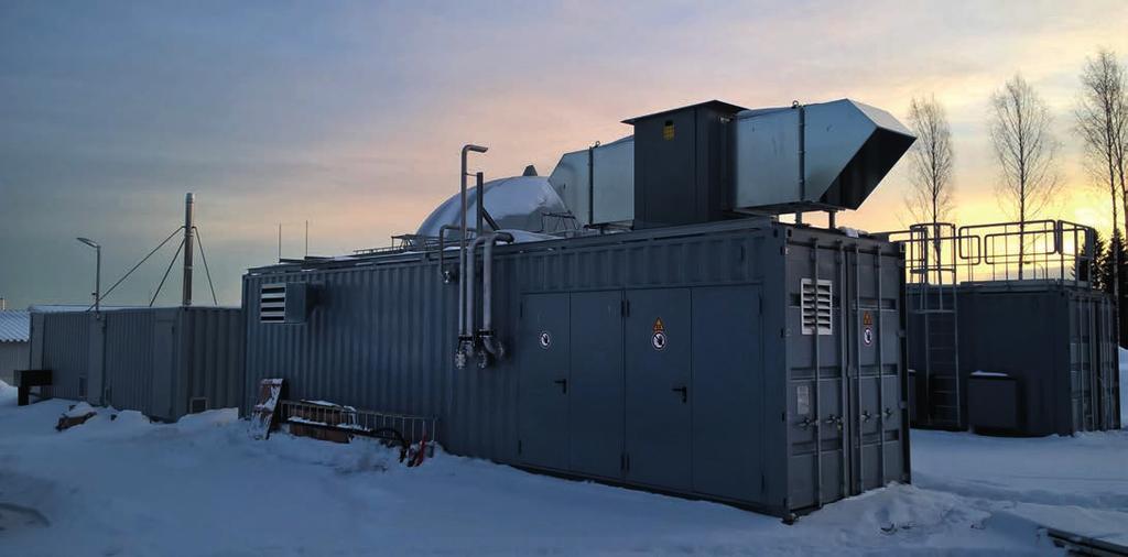 IT HÄRNÖSAND, SVEZIA DAL BIOGAS A CARBURANTE PER VEICOLI BIO-CNG Questo efficiente progetto di upgrading del biogas Härnösand, in Svezia, è il primo progetto