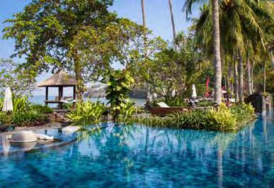 Lima Satu Resort **** 18 Questo magnifico resort assicura un soggiorno ideale per i viaggi di nozze, sia per la cornice naturale, è di fronte ad una meravigliosa insenatura, la spiaggia di Pandanan,