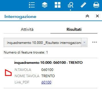 DOWNLOAD DEI PDF SCALA 1:10000 DELLA CARTA DELLE RISORSE IDRICHE Per scaricare i PDF si può utilizzare lo strumento di ricerca nella tipologia inquadramento 1:10.000 (fig.14). fig.