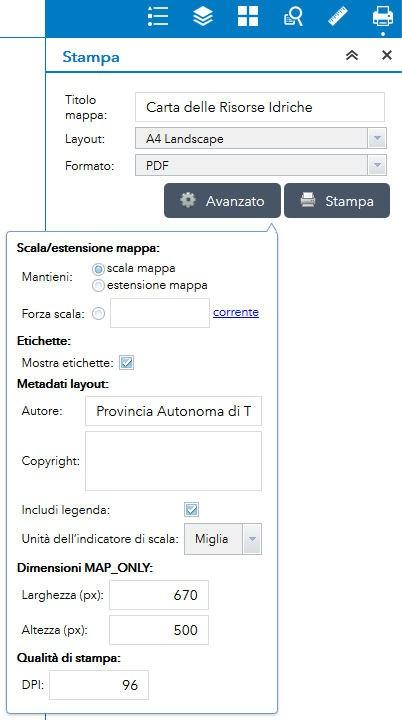 La determinazione delle coordinate nel WebGis si può effettuare in un altra modalità rispetto a quella appena descritta in coordinate geografiche, cioè sfruttando lo strumento rilevatore di