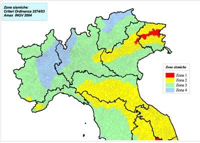 A, ai quali ancorare lo spettro di risposta elastico ( opzionale DM 2005, NON PIU in bozze NTC 2007) a) Ciascuna zona è individuata mediante valori di accelerazione massima del suolo (a g ), con