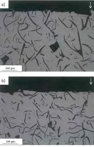 ANALISI DELLE SUPERFICI DI STRISCIAMENTO In lavori precedenti 7,13,14 è stato mostrato che l attrito e i meccanismi di usura interagiscono interamente con le localizzazioni termiche.