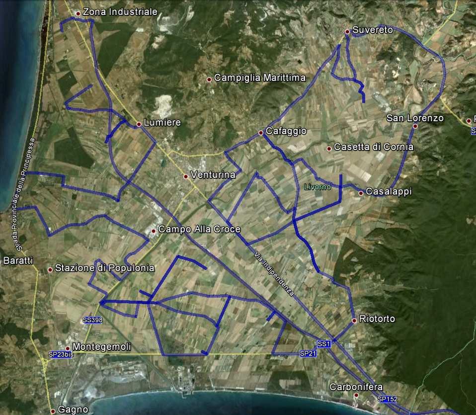 Rilievi a terra Effettuato allo scopo di rilevare la presenza e le principali caratteristiche colturali del