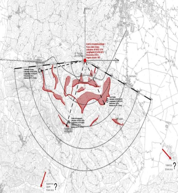 PERCEZIONE Mappe di visibilità_punti Individuazione in loco dei punti di osservazione di maggior interesse*