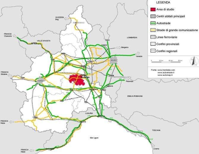 CONFIGURAZIONE FISICA BASSO MONFERRATO CASALESE: I luoghi dell