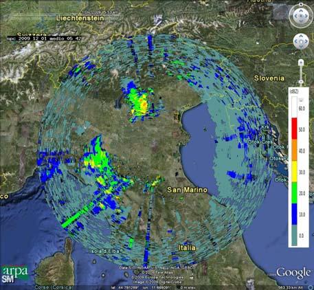 dalle ultime precipitazione sparse, di