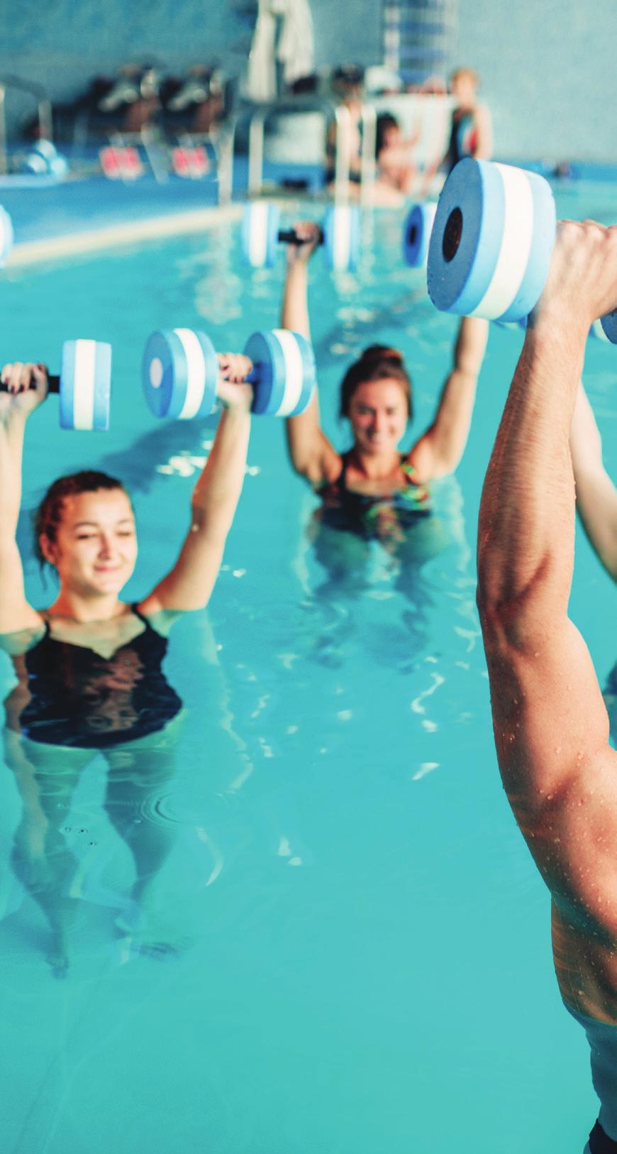 ACQUAGYM HYDROBIKE Corsi dal 17/9 al 01/02 Esercizi in acqua a corpo e libero o con attrezzi per sentirsi in forma tutto l anno.