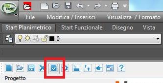 presente nella toolbar dei comandi.