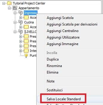 il tasto (Drag & Drop). NOTA: Per quanto riguarda il costruttore Bticino, questo tipo di Locali sono stati abbinati solo alla serie Matix.