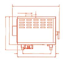 FEV107M FEV57M FEV57 FEV57 106 611 808 91 FEV107 Alimentazione 230V(1ph) 50Hz - su richiesta 60Hz 230V(1ph) 50Hz - su richiesta 60Hz Potenza 0,4 kw 0,8 kw Portata gas metano =