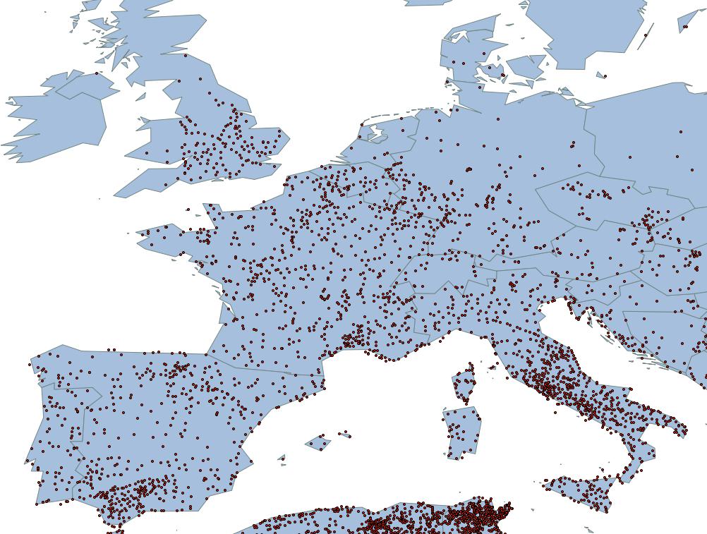 L Italia: culla della cività urbana Insediamenti urbani e villaggi nel tardo impero