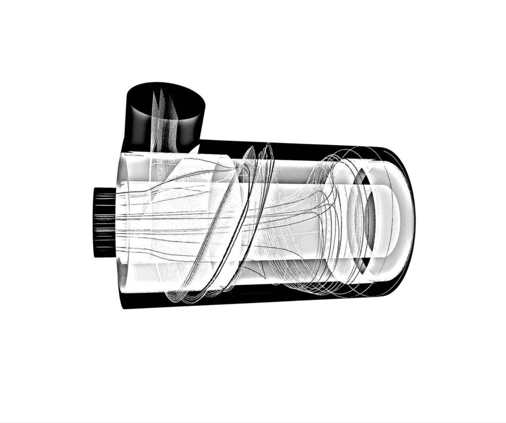 FLUIDODINAICA COPUTAZIONALE COPUTATIONAL FLUID DYNAICS Tutti i filtri Virgis vengono progettati con l'ausilio della fluidodinamica computazionale allo scopo di ottimizzare l'andamento dei flussi