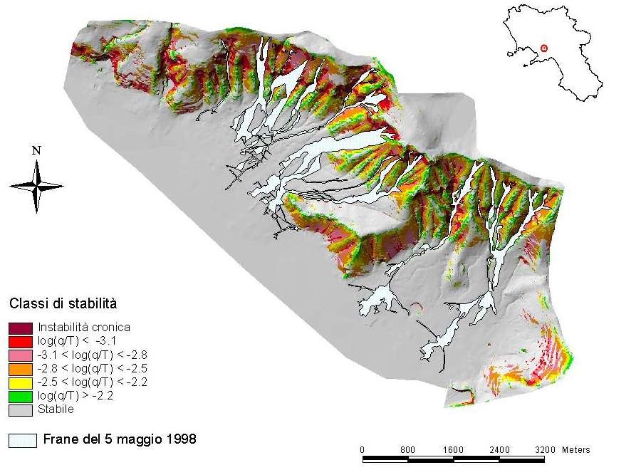 ..E SUDDIVISIONE DELL AREA IN CLASSI DI STABILITA (con stime sul maggior o minor grado di