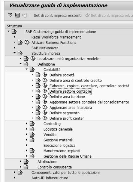 Definire Settore Contabile Vediamo ora come definire un settore contabile (facoltativo).