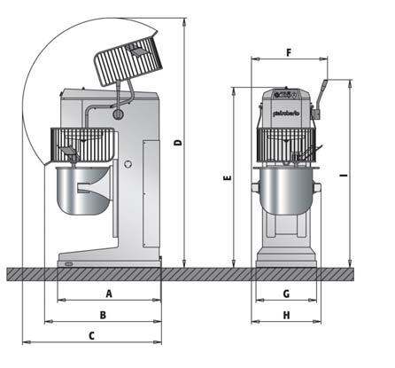 The gears in oil bath placed into an oiltigh box make the machine noiseless even when operating at high speeds.