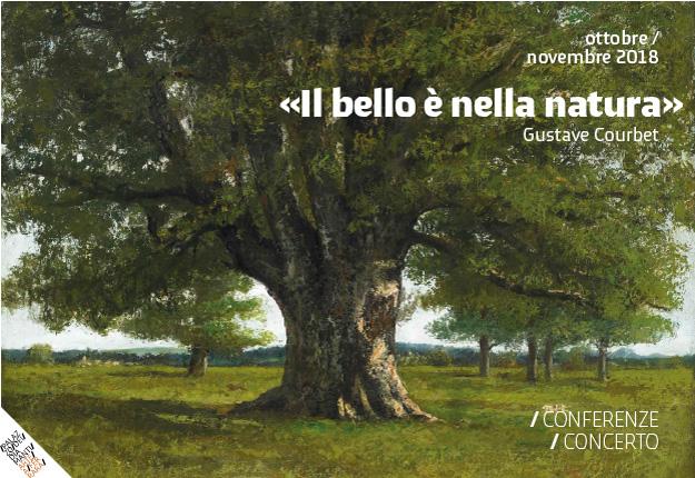 «Il bello è nella natura» Ciclo di conferenze e concerto Altrettanto positivo è il bilancio del ciclo delle 4 conferenze organizzato, come è ormai consuetudine, in occasione della mostra, che ha