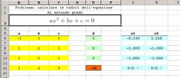 6 standard σ σ  Informatica x o 33 media leggi a, b e c calcola se ( < 0 ) allora scrivi: non ci sono soluzioni reali altrimenti - calcola x