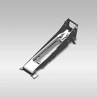 Il braccio di sollevamento idraulico è un piccolo capolavoro: dall acciaio di alta qualità, passando per l installazione dei tubi flessibili provata e protetta fino alla cinematica perfetta.